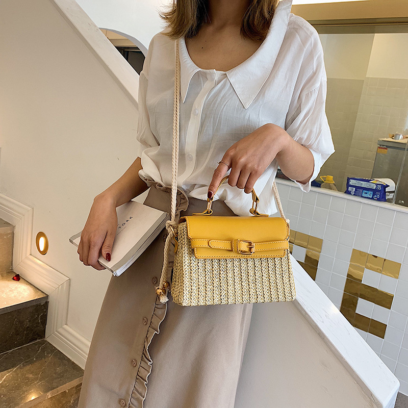 Fashion Box Rattan Handbags