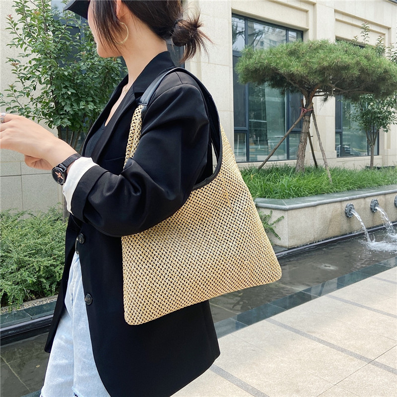 Fashion Casual Woven Rattan Shoulder Bags