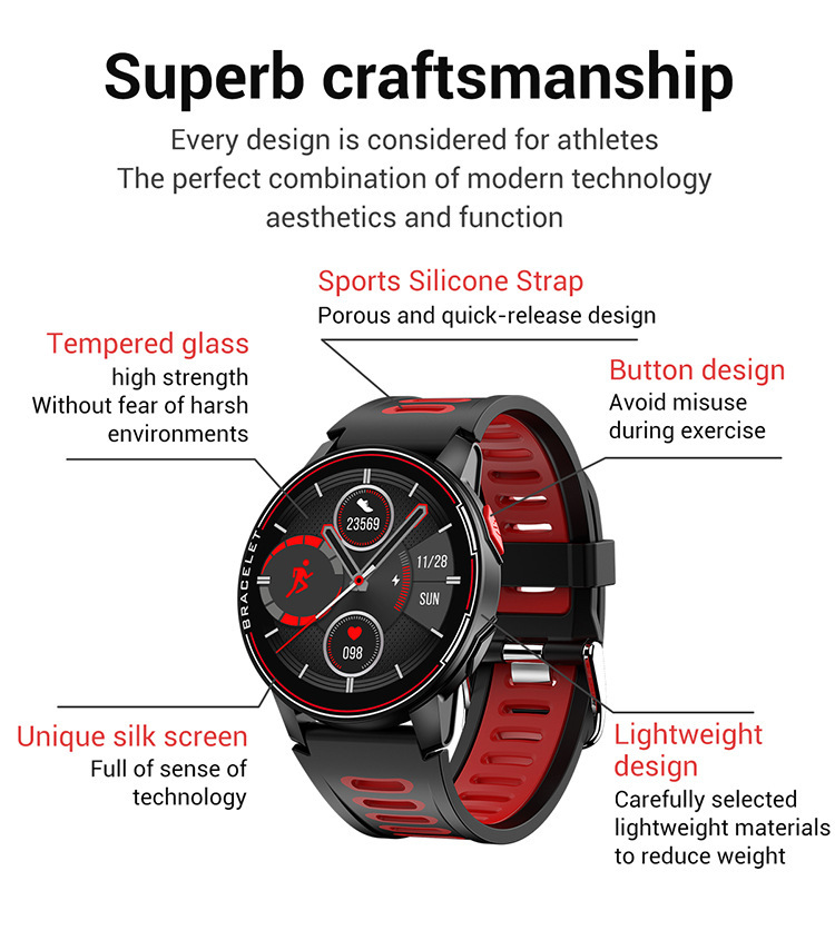 L6 Color Screen Bluetooth Sports Watch - Image 5