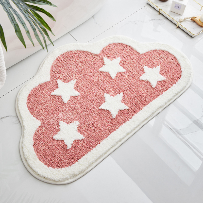 Cloud Shaped Door Entrance Bathroom Mat - Image 4