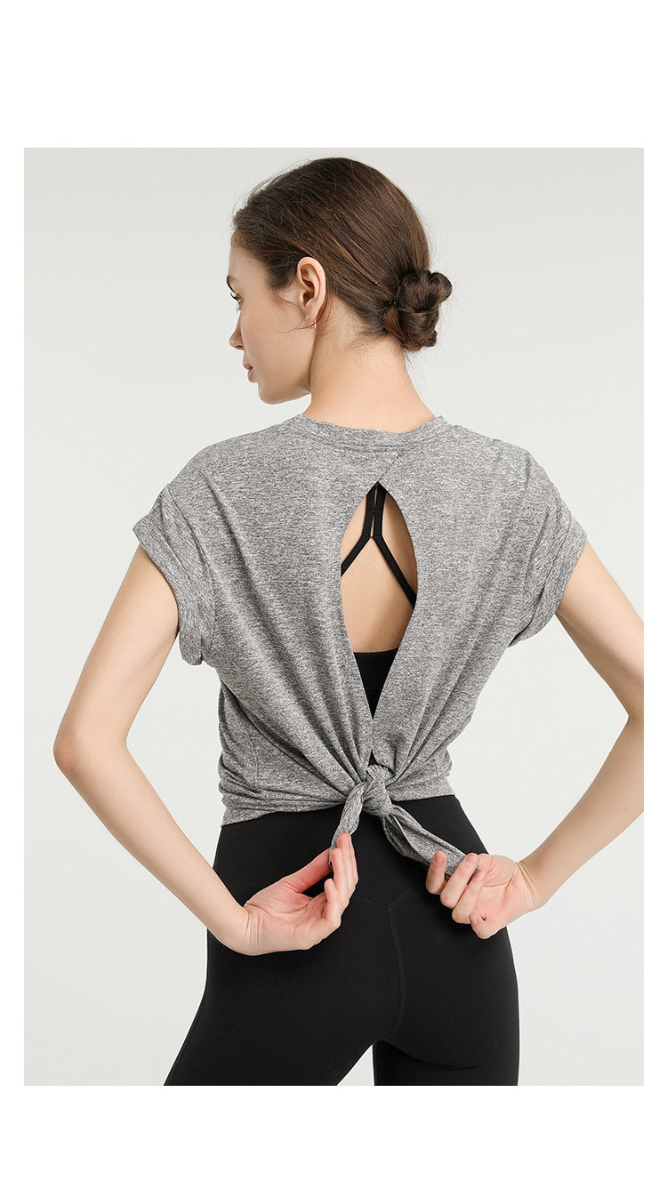 Quick-Drying Loose Beauty Back Tops - Image 6