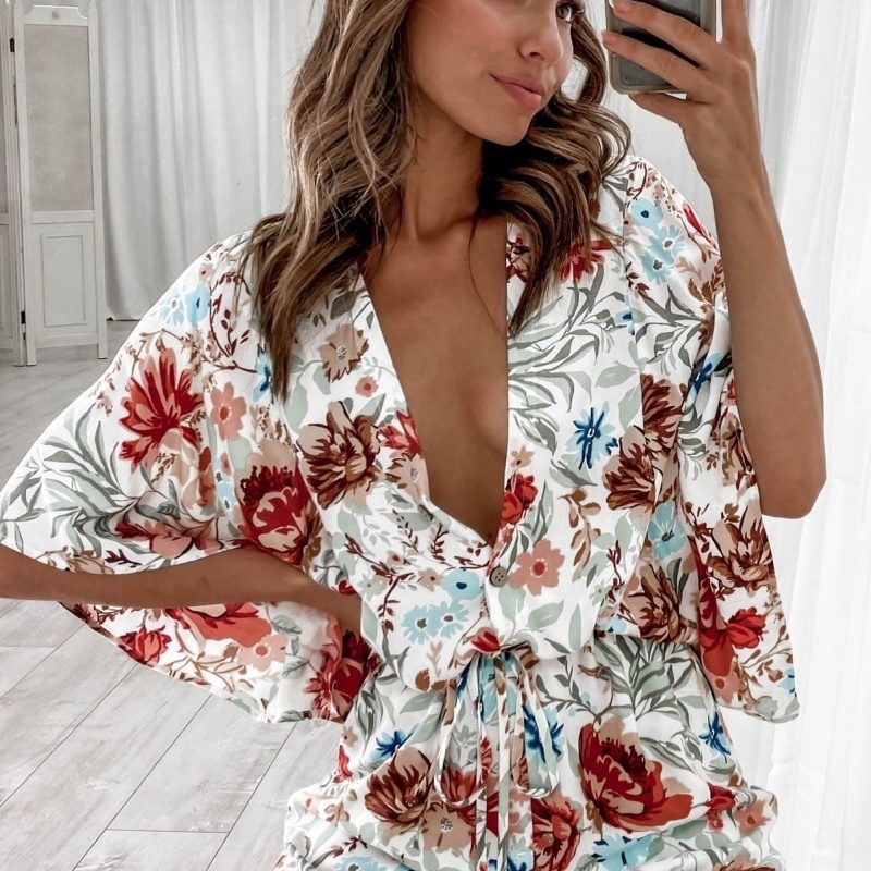 Wide Leg Playsuit Jumpsuit