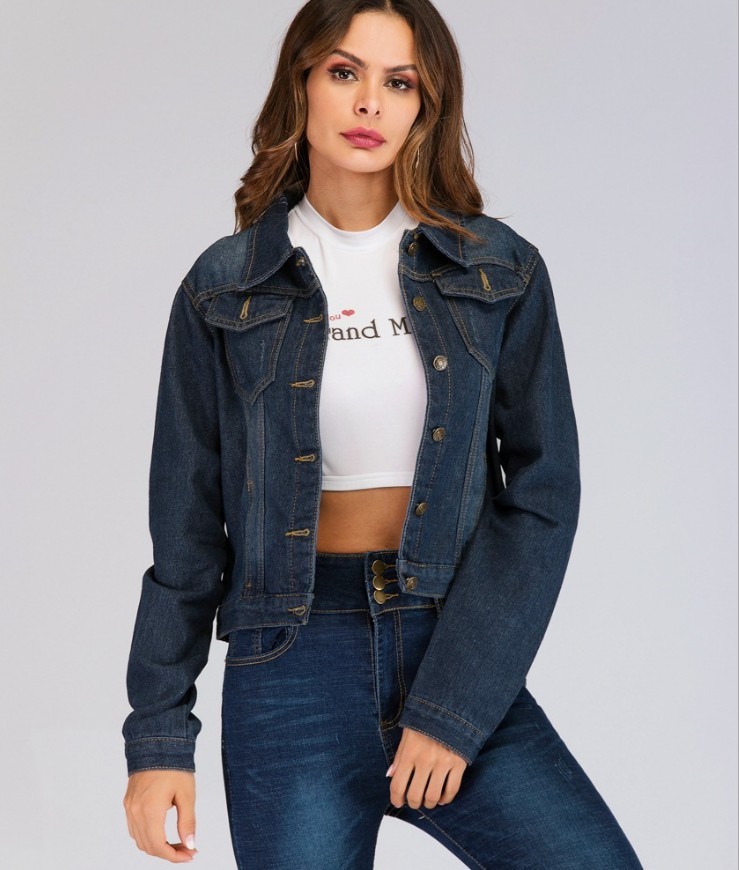 Women's Short Loose Slim Denim Jacket