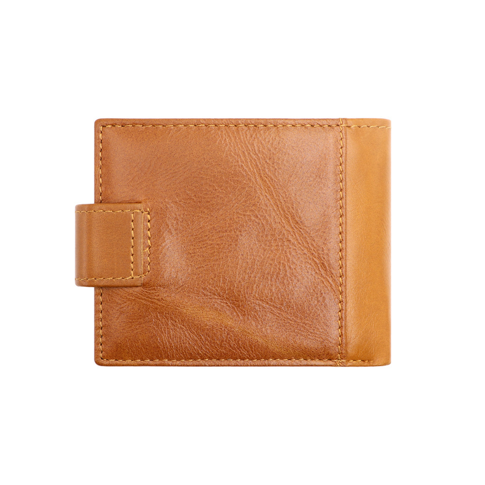 Eagle Hand-Polished Men's First Layer Cowhide Wallet