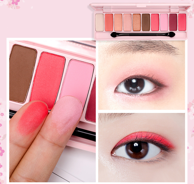 Ten-Color Sakura Girl Eyeshadow - Image 6