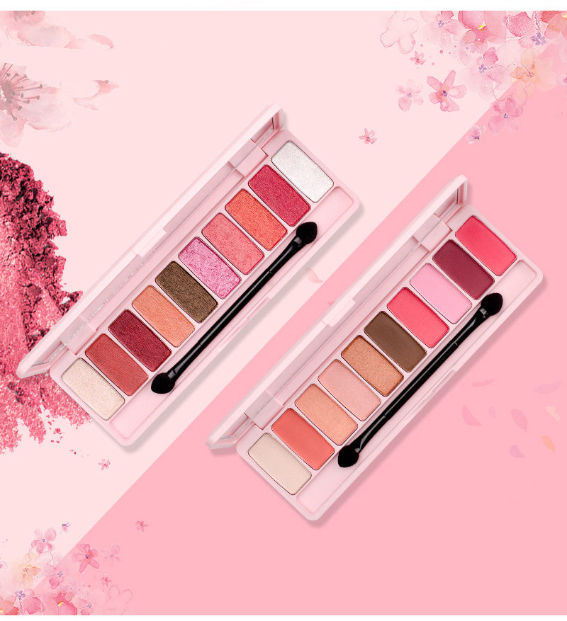 Ten-Color Sakura Girl Eyeshadow - Image 3