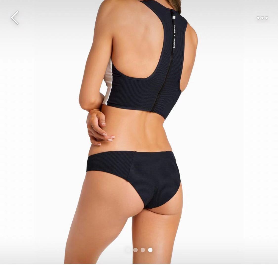 Tiger Print Sexy Zipper Bikini - Image 3