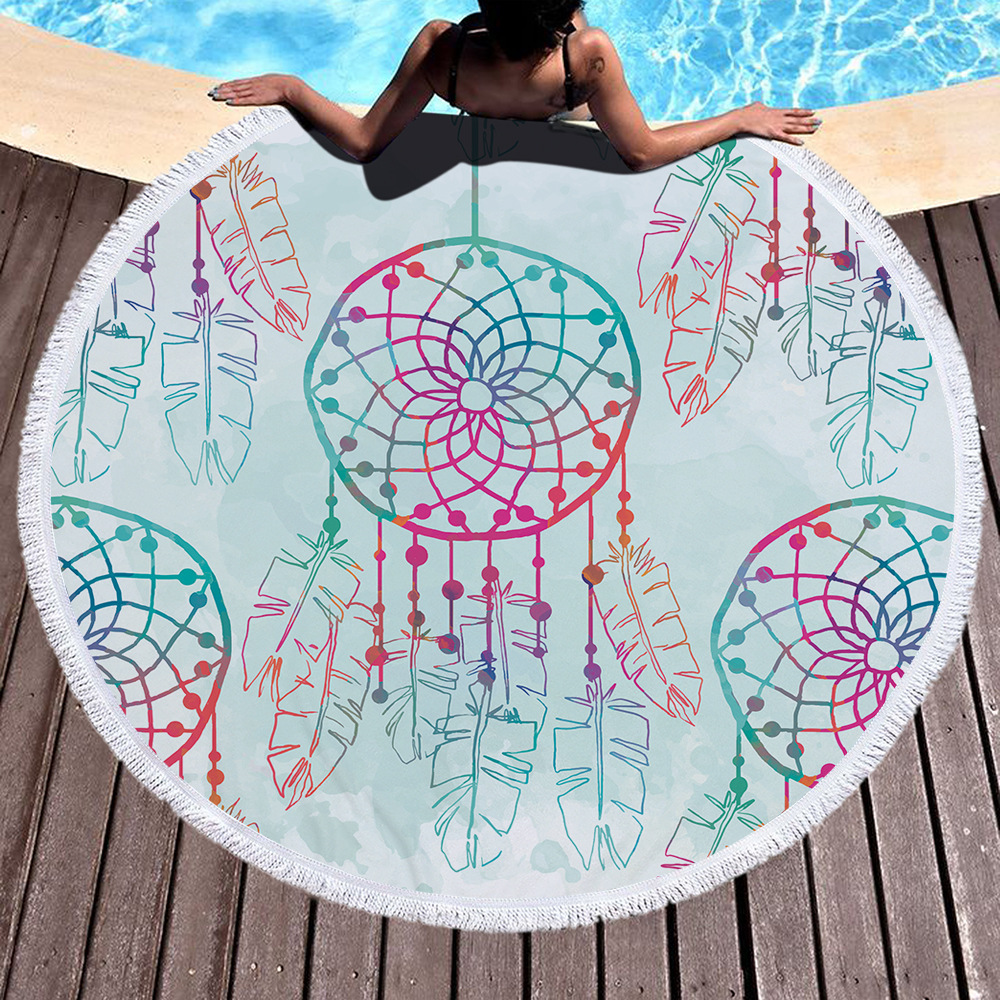Dreamcatcher Printed Microfiber Beach Towel