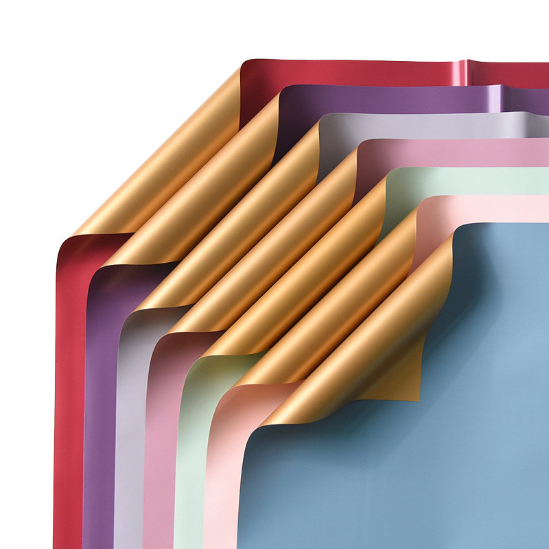 Remaining Gold Ouya Flower Wrapping Paper