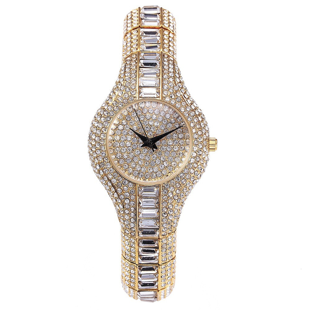 Colorful Fashion Watch with Diamonds and Stones