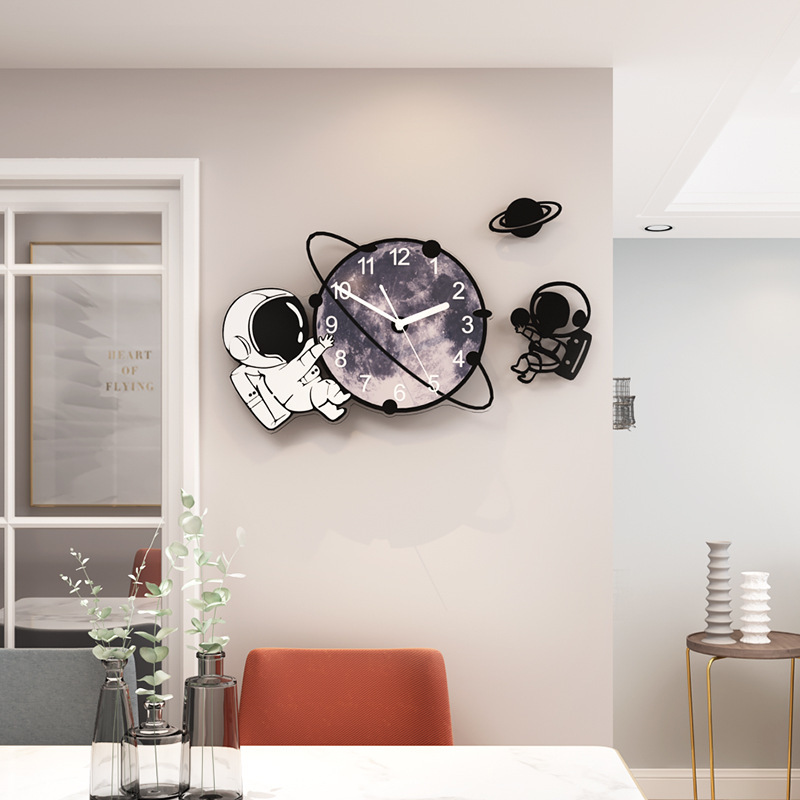 Cartoon Living Room Minimalist Silent Clock