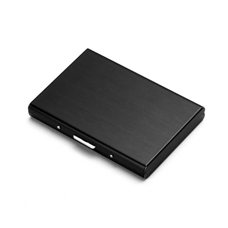 Titanium Gold Stainless Steel Card Holder Case