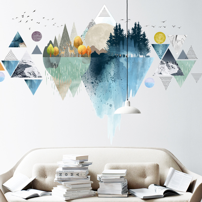 Dreamy Mountain Wall Stickers
