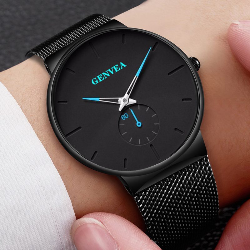 Fashion Casual Geneva Quartz Stainless Steel Watch