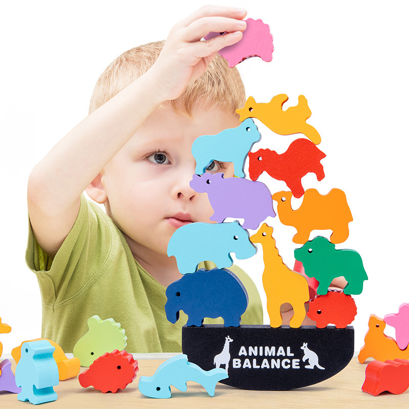High Balance Building Blocks Game Boat