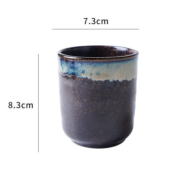 Ceramic Retro Kiln Pigmented Tea Cups - Image 4