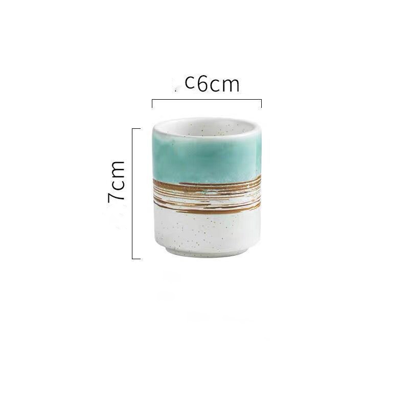 Ceramic Retro Kiln Pigmented Tea Cups - Image 5