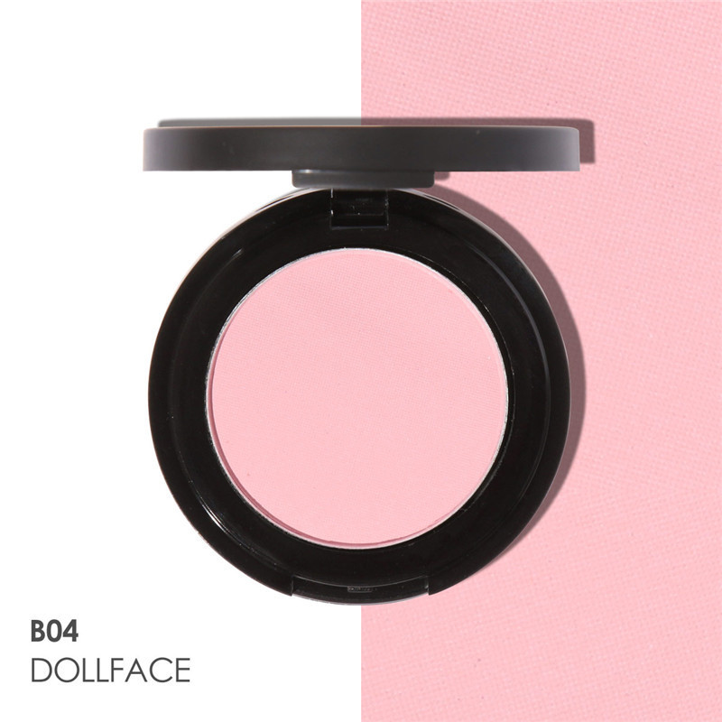 High-Gloss Nude Makeup Powder Cake Blush