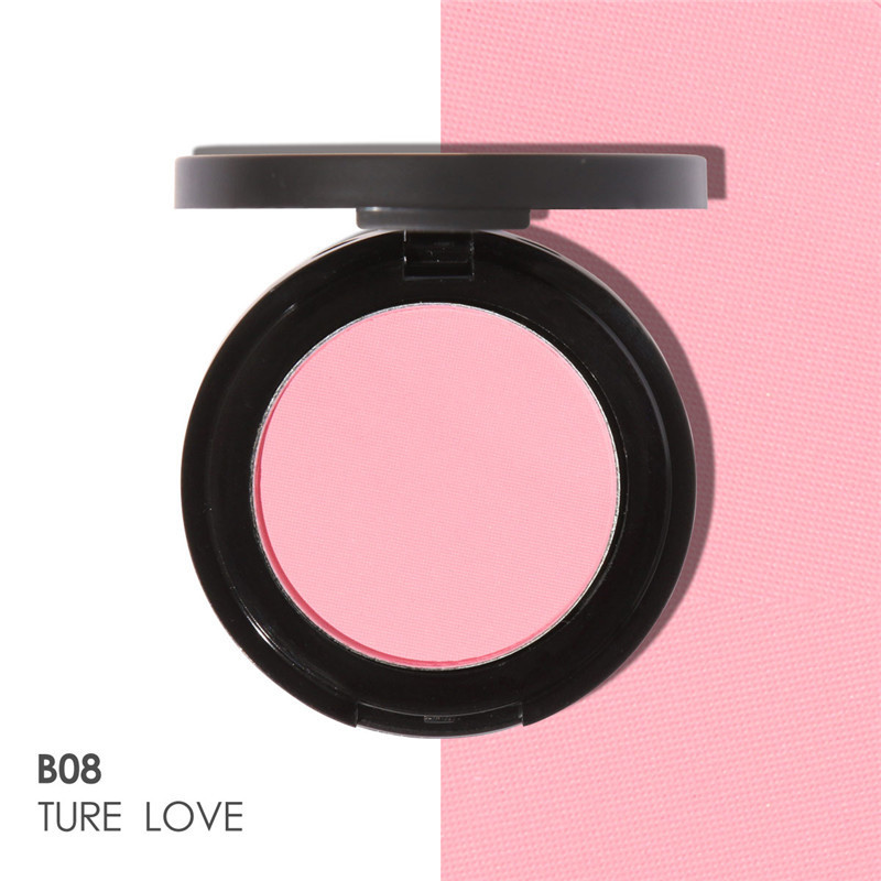 High-Gloss Nude Makeup Powder Cake Blush - Image 5