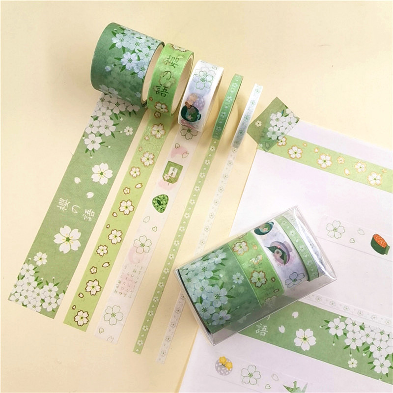 Sakura Paper Tape Japanese Aesthetic Sticker