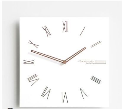 Square Meter Box Wall Clock - Image 3