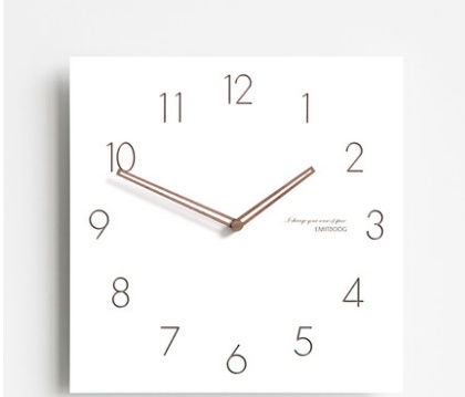 Square Meter Box Wall Clock - Image 6