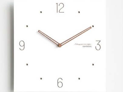 Square Meter Box Wall Clock