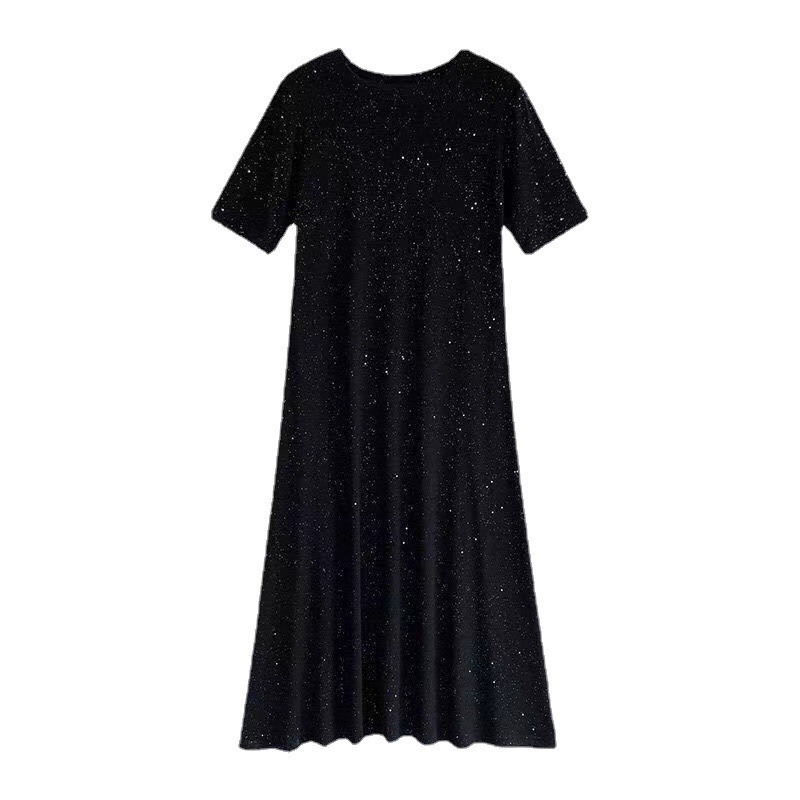 Starry Sky Sparkling Chiffon Dress - Image 6
