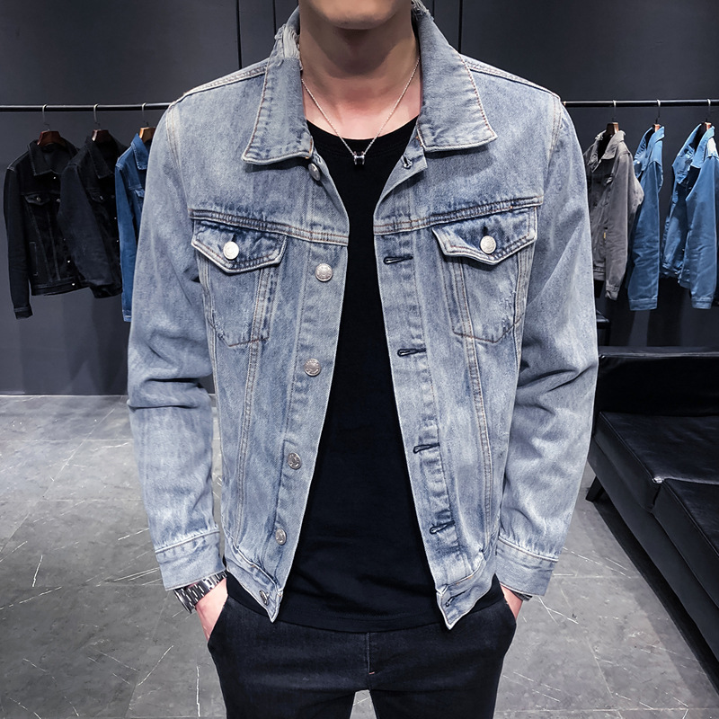 Hole Retro Denim Jacket