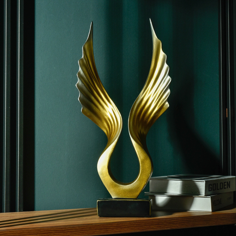 Light Luxury Golden Wings Ornaments