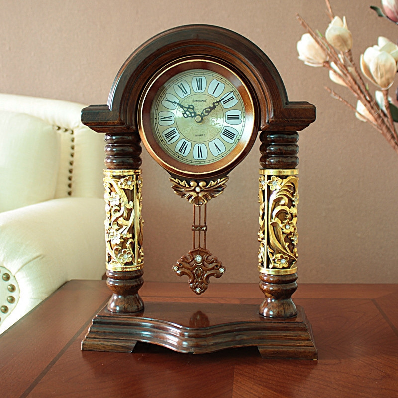 Chinese Retro Decorative Desk Clock