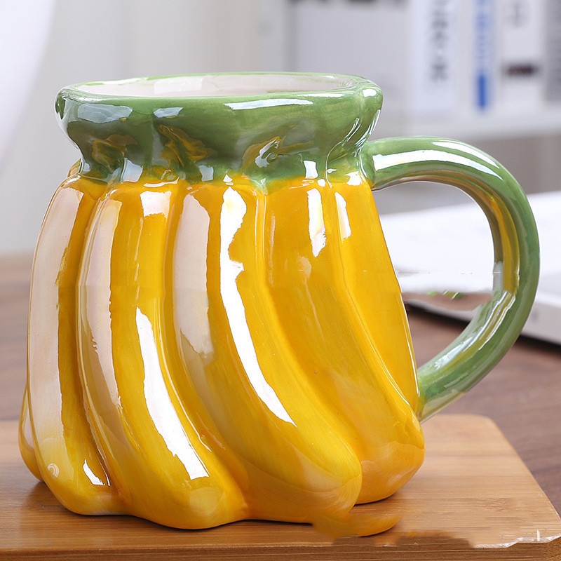 Creative Cute Pet Fruit Ceramic Mug - Image 7