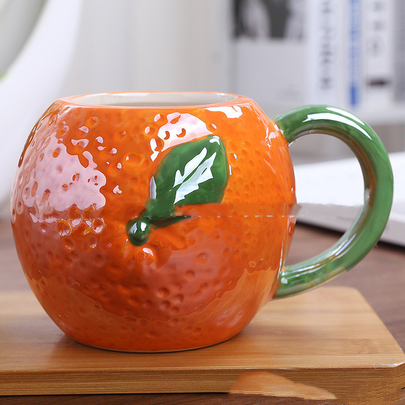 Creative Cute Pet Fruit Ceramic Mug - Image 4