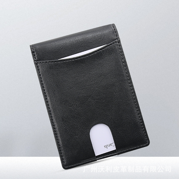 Anti-Theft Cowhide Men's Wallet - Image 3
