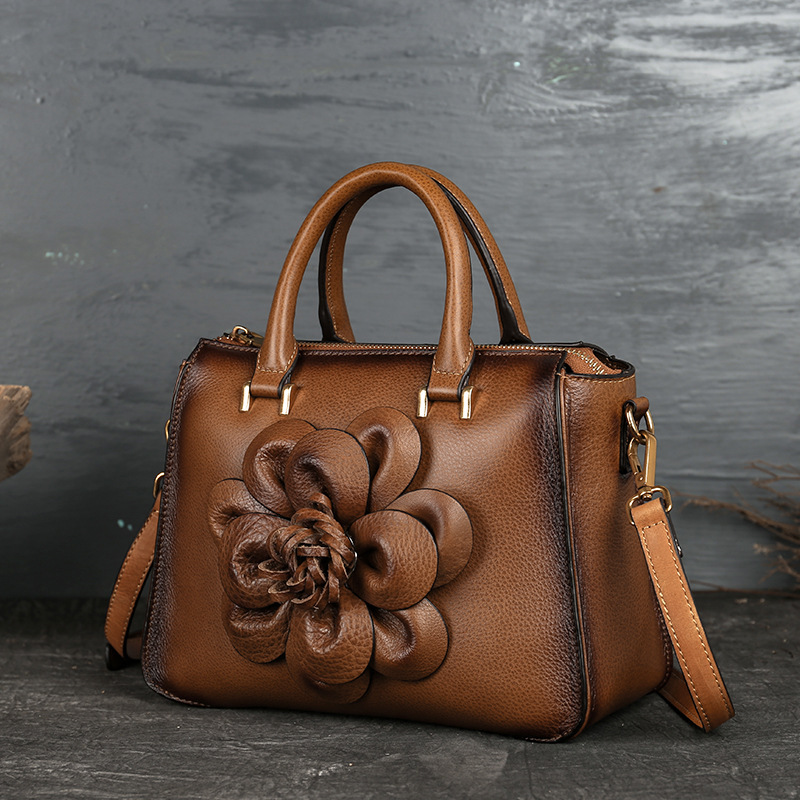 Leather Square Bag - Image 5