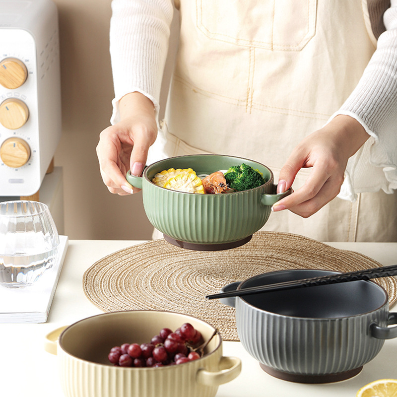 Household Binaural Large Noodle Soup Bowl - Image 7