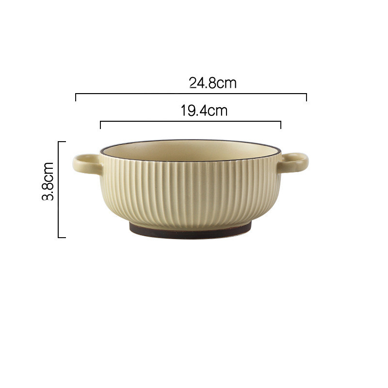 Household Binaural Large Noodle Soup Bowl - Image 10