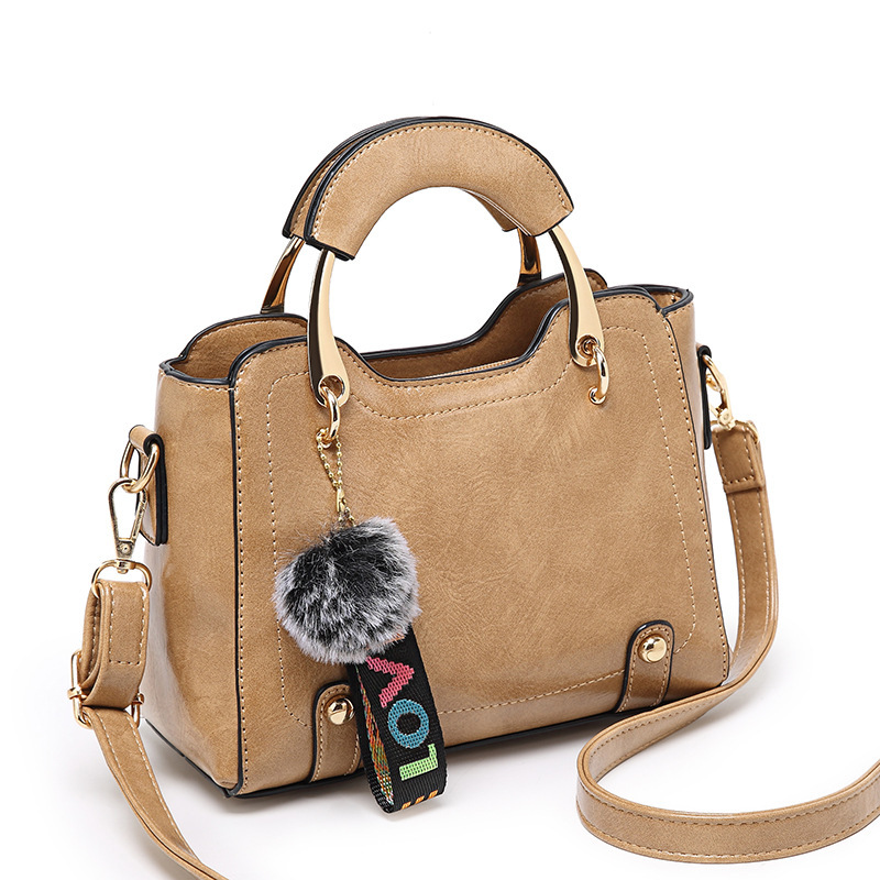 Vintage PU Handbag - Image 5
