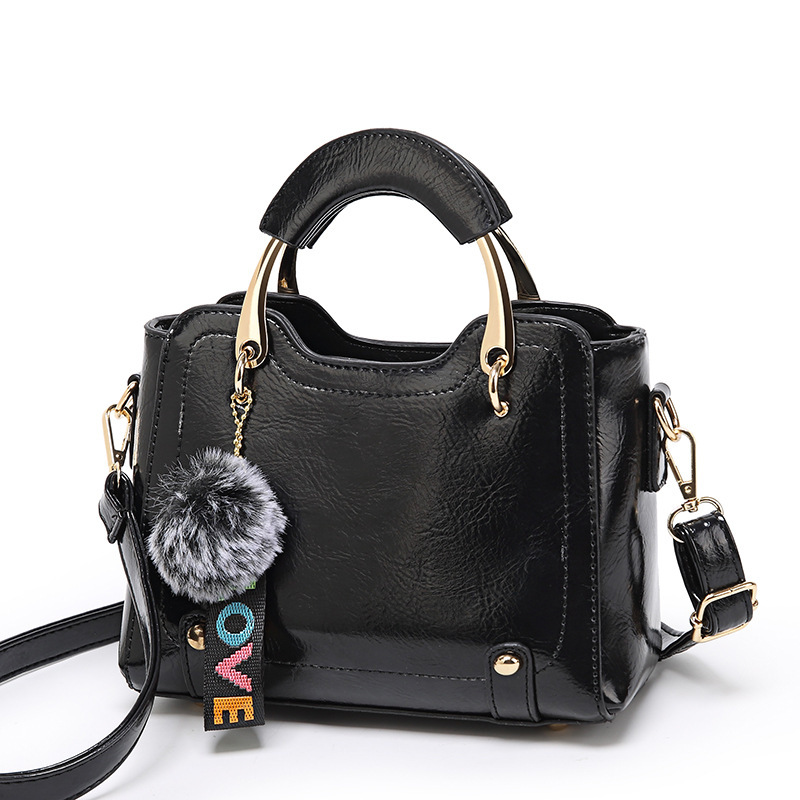 Vintage PU Handbag - Image 4