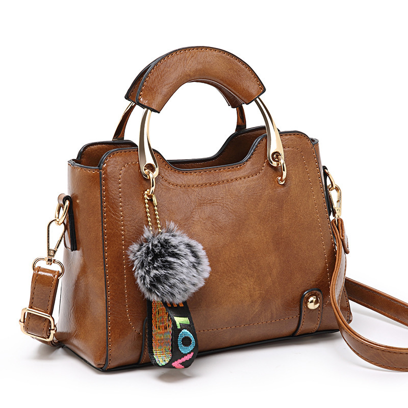 Vintage PU Handbag - Image 2
