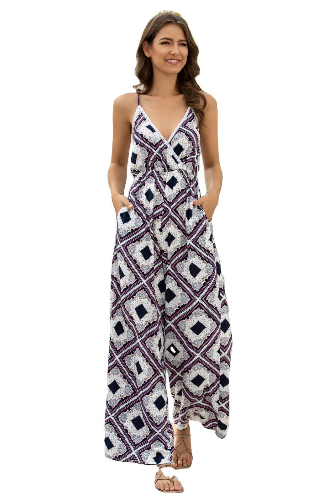 Fashion Women's Summer Halter Jumpsuit - Image 3