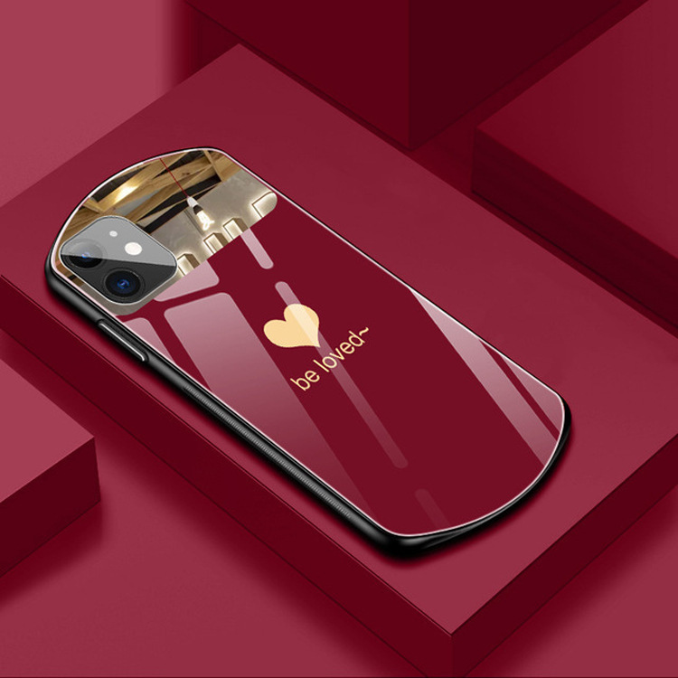 Love Makeup Mirror Phone Case