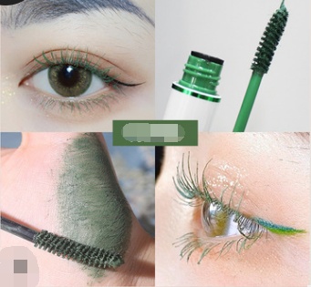 Waterproof And Thick Long Color Mascara - Image 6