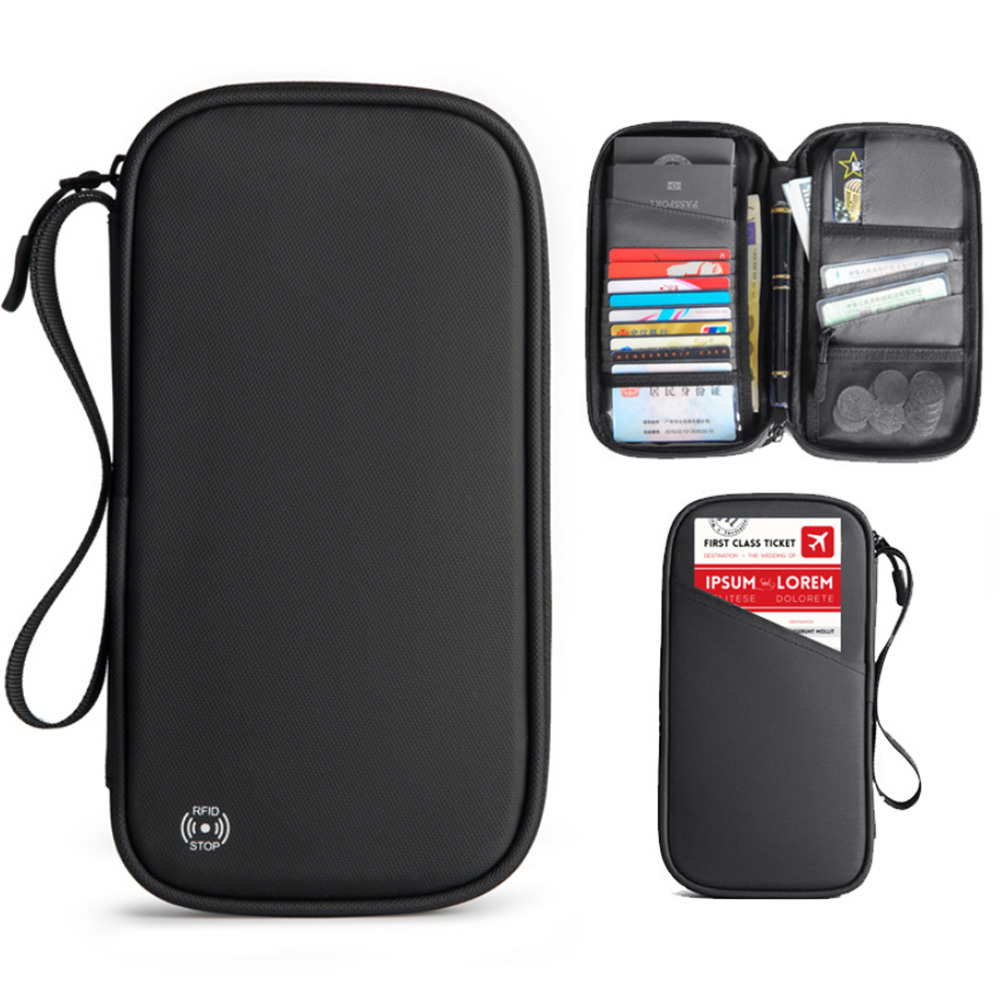 RFID Anti-theft Multifunctional Travel Passport Holder