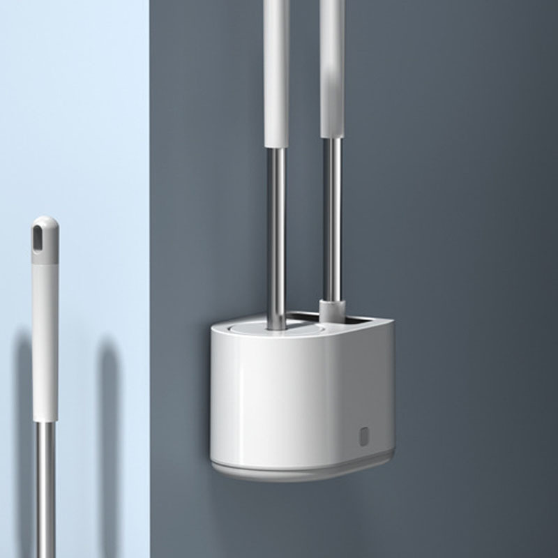 Silicone Long Handle Bathroom Toilet Brush - Image 5