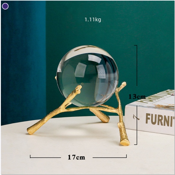 Nordic Simple Light Luxury Crystal Ball Ornaments - Image 10