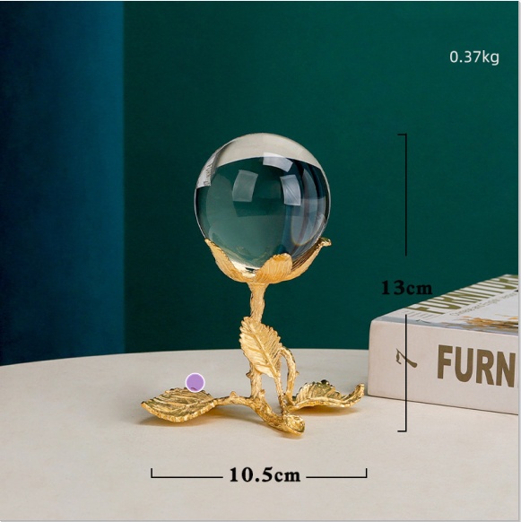 Nordic Simple Light Luxury Crystal Ball Ornaments - Image 6