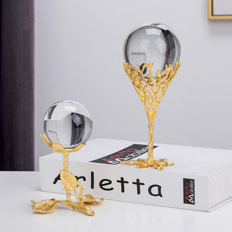 Nordic Simple Light Luxury Crystal Ball Ornaments - Image 7