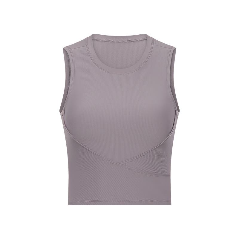 New Style Yoga Wear Threaded Sports Top - Image 4
