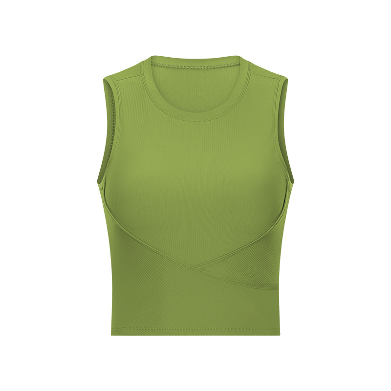 New Style Yoga Wear Threaded Sports Top - Image 2